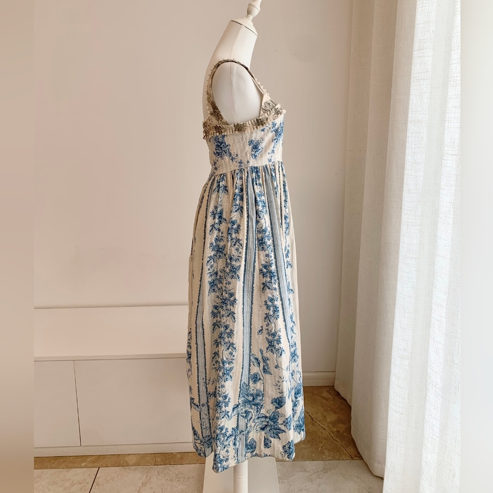 Agua By Agua Bendita Barbara Midi Dress in Bougainvillea - Picture 9 of 14
